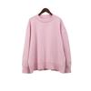 European and American style year winter new pink sweet round neck pullover lazy sweater