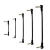 4Pcs 1/4" Right Angle Electric Guitar Pedal Audio Cable - Noise Free Space Saving Durable Pedal Board Cables for Guitar Pedals