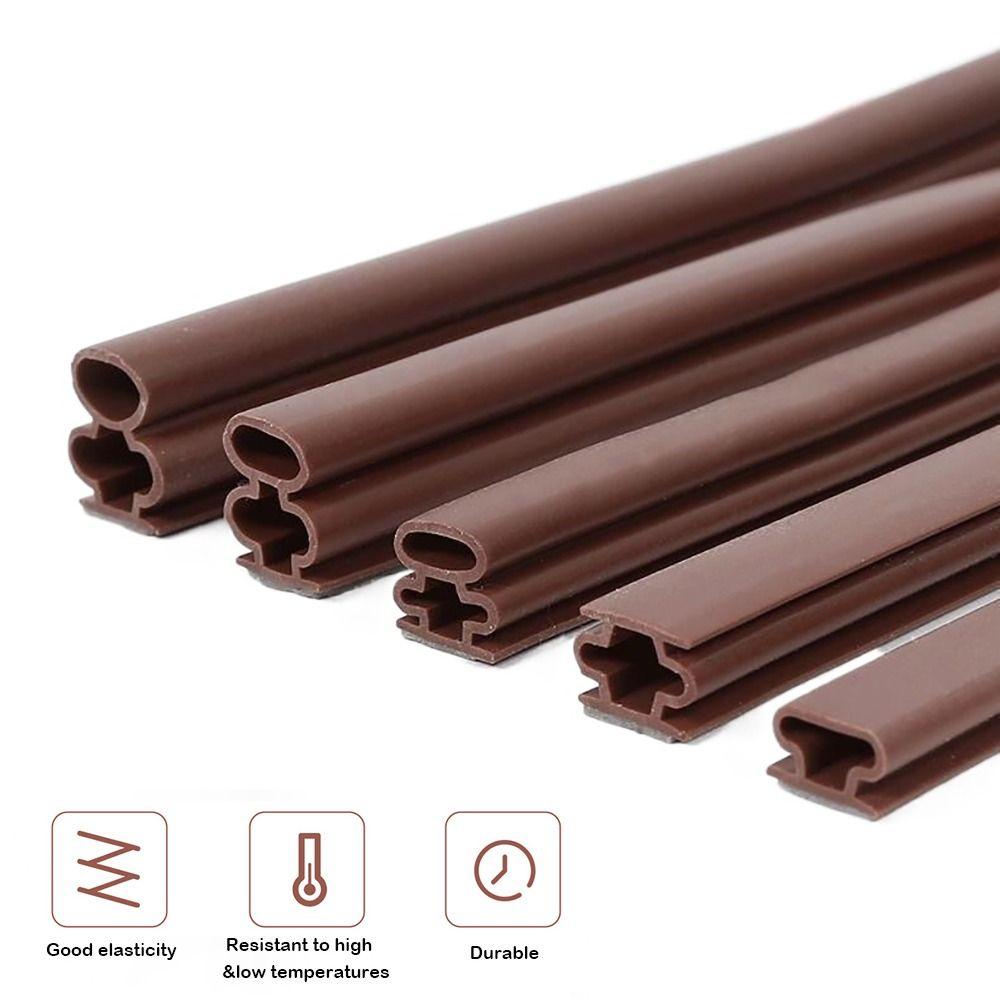 6 Meters Self-adhesive Sealing Strip I Type Weather Stripping Window Soundproofing  Window Door