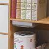 Under-Table Hidden Drawer: Dustproof Sticky Plastic Pull-Out Storage Box for Desktop Sundries