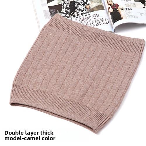 

Women Warmer Wool Waist Support Cashmere Waist Belts for Fitness Comfortable Lumbar Brace Stomach Cold Stomach Protection Sport верблюд