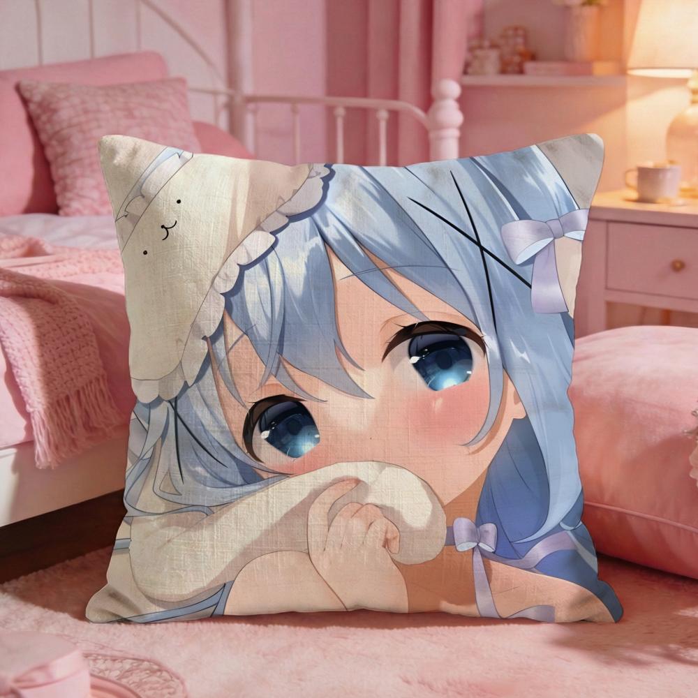 lIs the Order a Rabbit Cushion Cover Premium Comfort Reversible Pillow Cove Two in One Design for Any Room  Car Interior