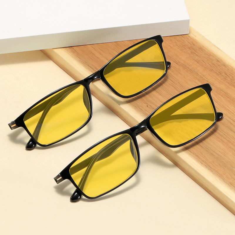 Luxuriöse TR90-Nachtsichtbrille mit Blaulichtfilter für Männer und Frauen, UV400-Schutzbrille für den Außenbereich