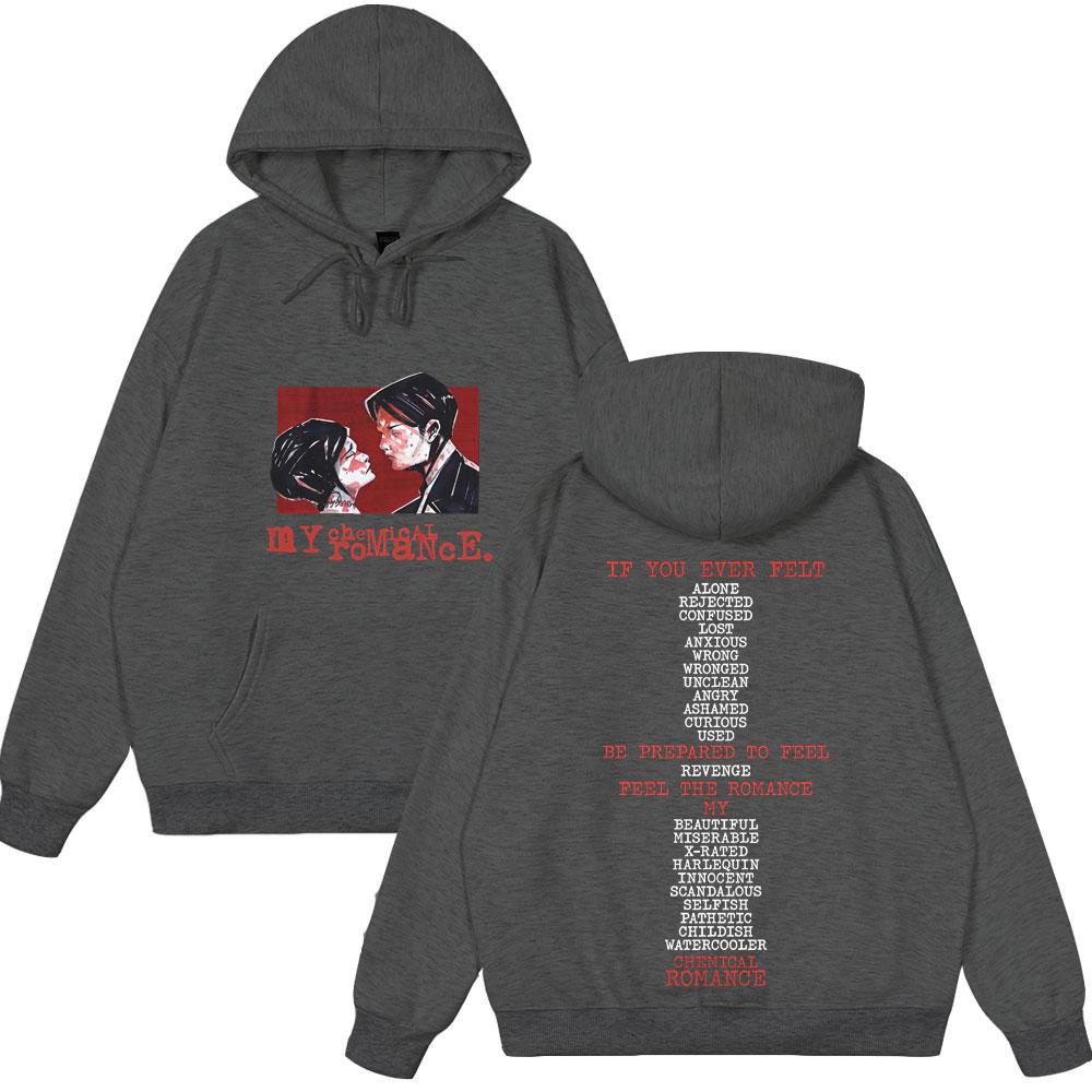 

My Chemical Romance Punk Band Hoody Three Cheers for Sweet Revenge Graphic Hoodies Men Women Streetwears Winter Style Clothing L