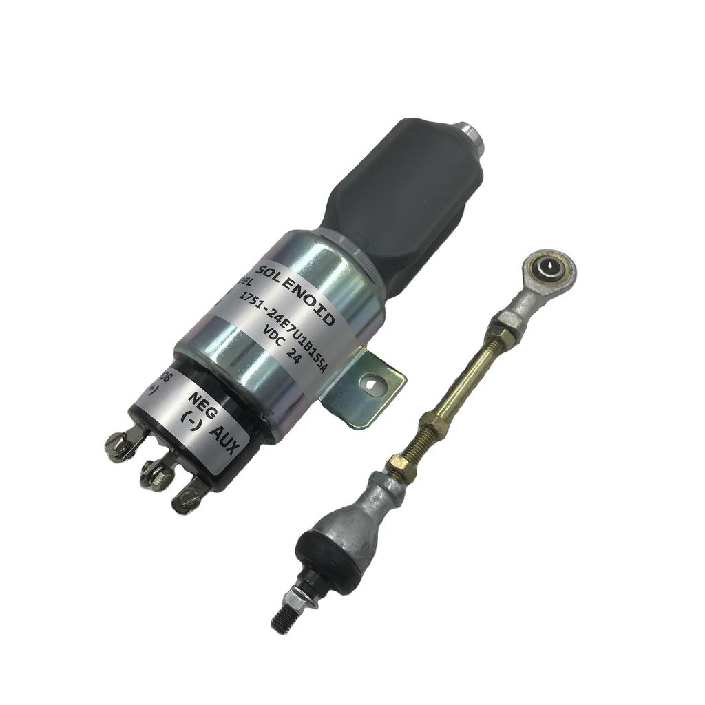 Hot Sale Diesel Engine 12V Fuel Stop Solenoid Valve 1751ES-24E7U1B1S5 3864274 Solenoid Motor