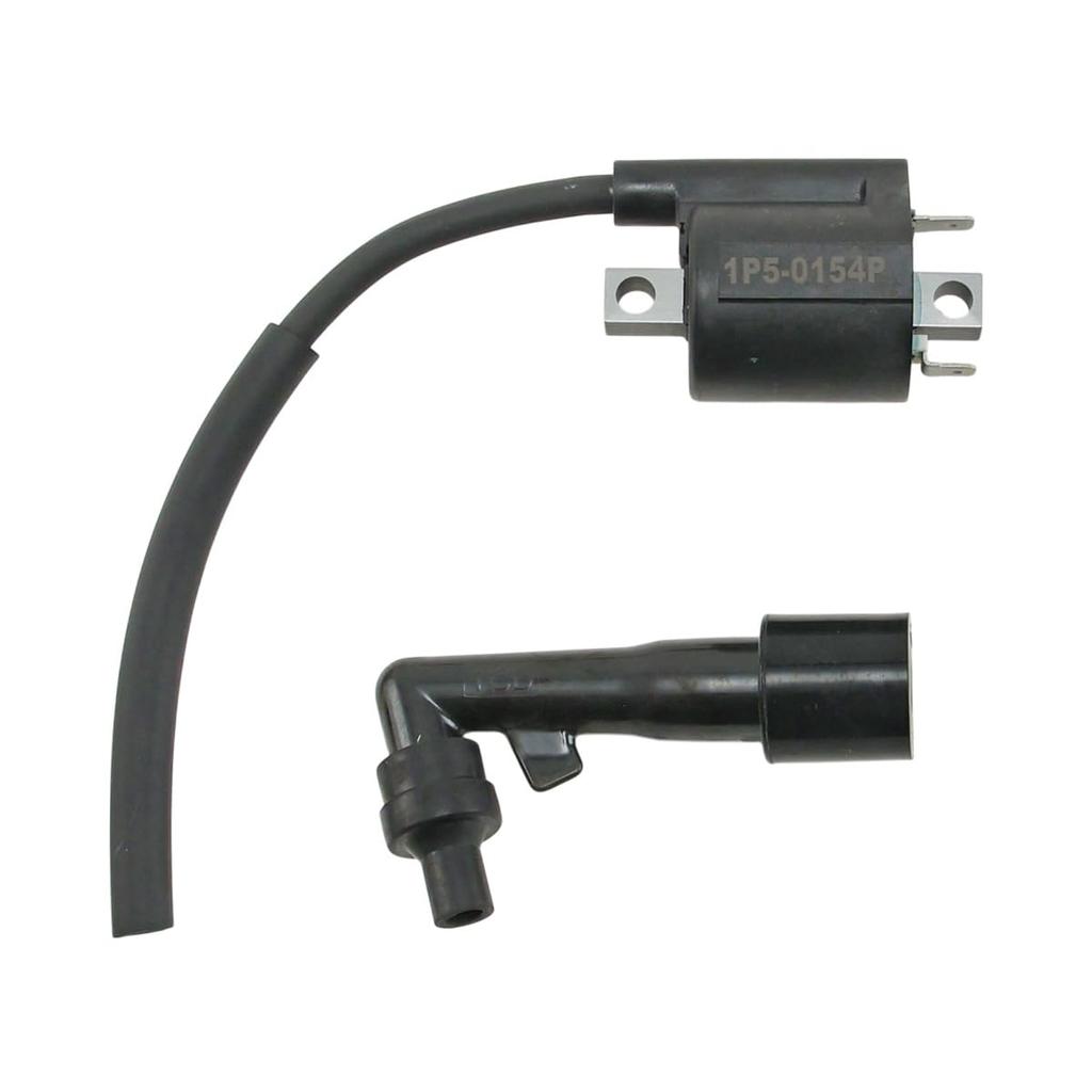 Genuine Taiwan Yamaha Ignition Coil Assembly and Spark Plug Cap Assembly Jog/Vino (2-Piece Set) 1P5-H2310-01(00) + 1CD-H2370-01