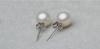 925 Sterling Silver Pearl Retro Stud Earrings For Women Luxury Designer Jewelry Accessories   GaaBou
