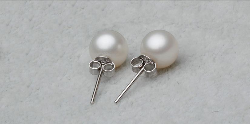 925 Sterling Silver Pearl Retro Stud Earrings For Women Luxury Designer Jewelry Accessories GaaBou