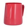 400ml PTFE Pointed Mouth Milk Frothing Jug Stainless Steel Coffee Jug for Home KitchenRed