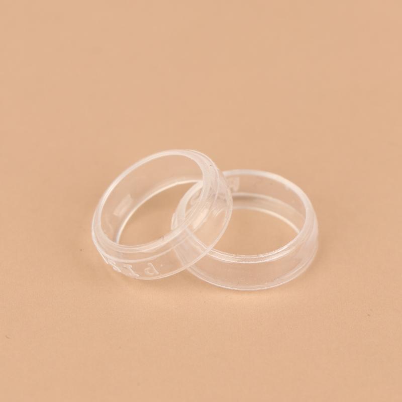 1Pair Medical-grade Fully Transparent Liquid Silicone Sleeves ST Series High-definition Flat-head Plugs
