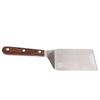 Frying Spatula Wood Handle Stainless Steel Multifunctional Shovel for Barbecue Grill Kitchen