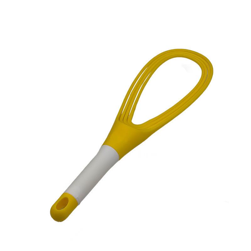 

Новые креативные венчики для взбивания яиц, вращающийся венчик, двухцелевой пластиковый складной миксер для хранения, многофункциональный ручной миксер, кухонные принадлежности