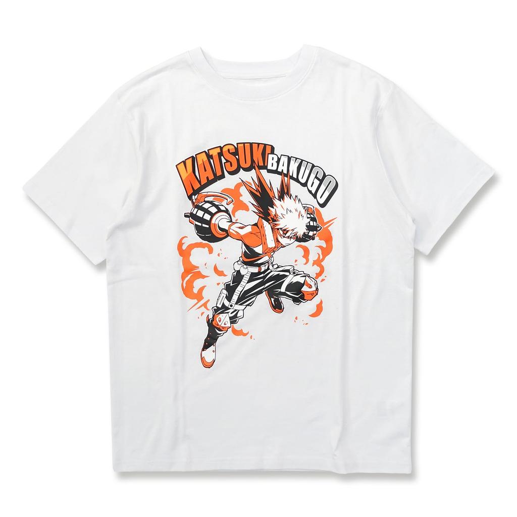 [Fine Plus] My Hero Academia Short Sleeve T-Shirt, Bakugo, Katsuki Bakugo Character