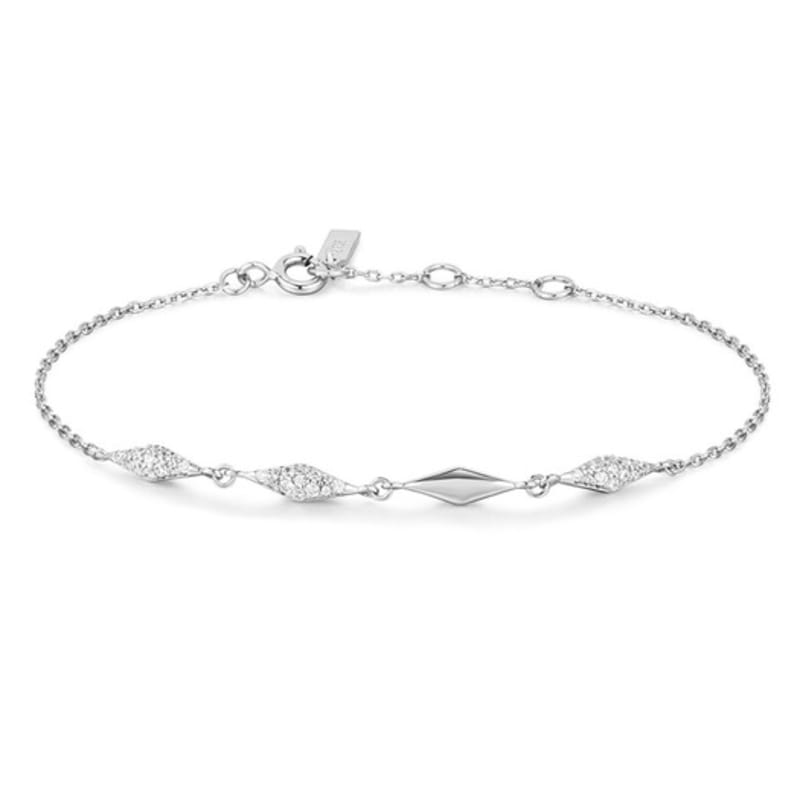 ANIA HAIE Silver Multi-Sparkle 925 Silver Bracelet B061-04H