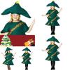 Weihnachtsbaum Rollenspielkostüm für Kinder Festliches Party-Outfit für Weihnachtsaufführungen