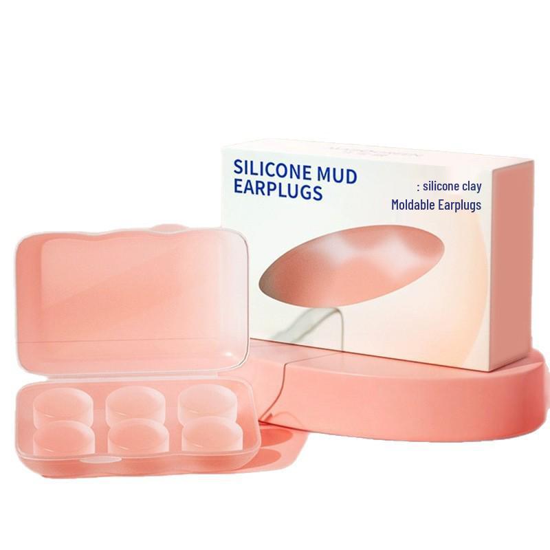 Waterproof Silicone Noise Cancelling Earplugs for Sleeping & Swimming - Snore & Sound Protection