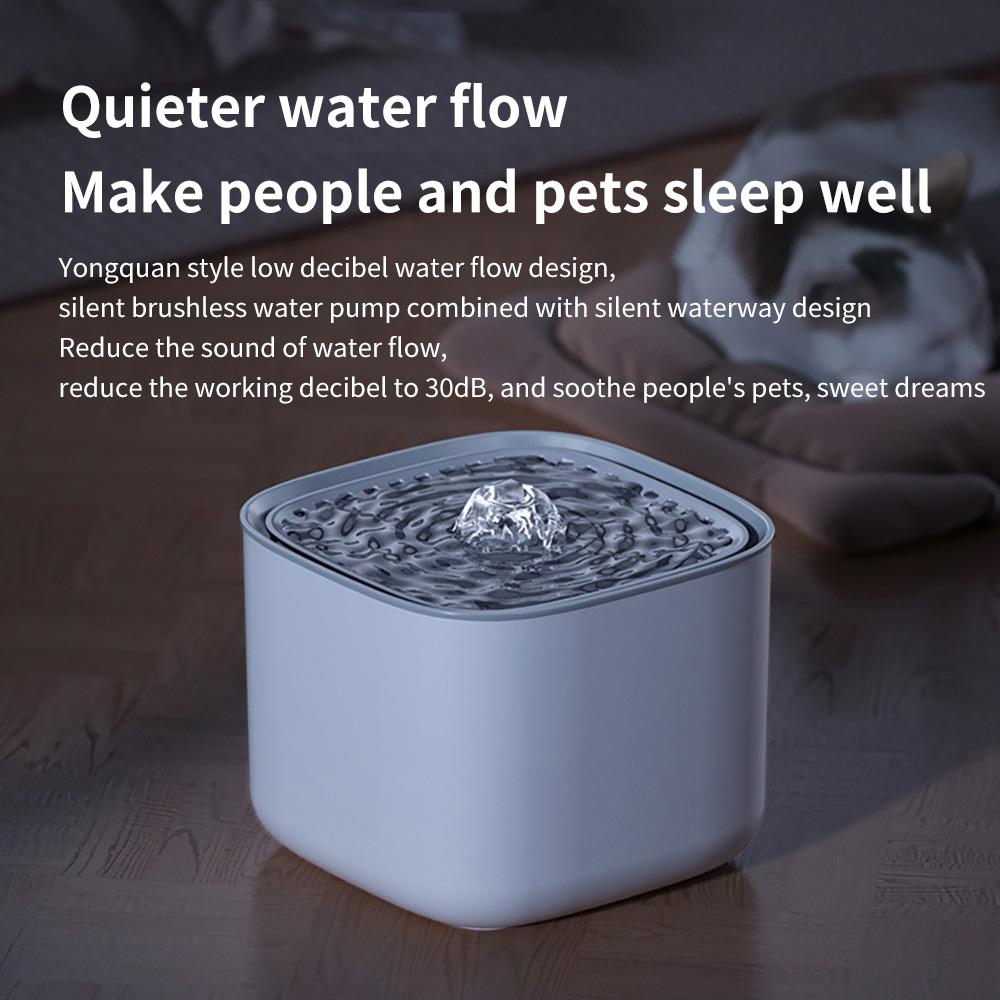 3L Cat Water Fountain Auto Recirculate Filter Large Capacity Filtring Cat Water Drinker USB Electric Mute Cats Water Dispenser