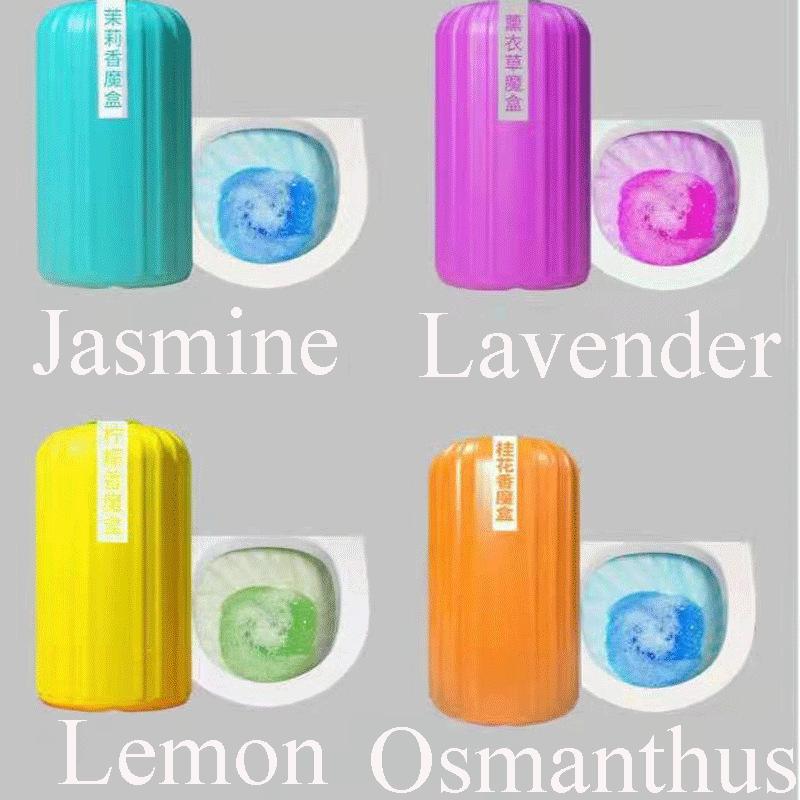 Schiuma Deodorante e Pulente per WC Pulitori Automatici Scatola Pulente per Deodorante e Anticalcare, Resistente a Lunga Durata