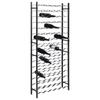 Day and Night - Day and Night Wine Rack for 96 Black Iron Bottles
