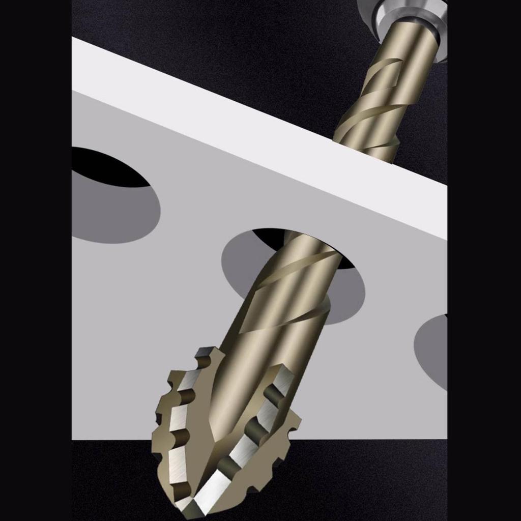 4/5Pcs Eccentric Twist Drill Bit High Hardness Skewed Head Carbide Drill Bits for Concrete/Glass/Brick/Plastic/Wood