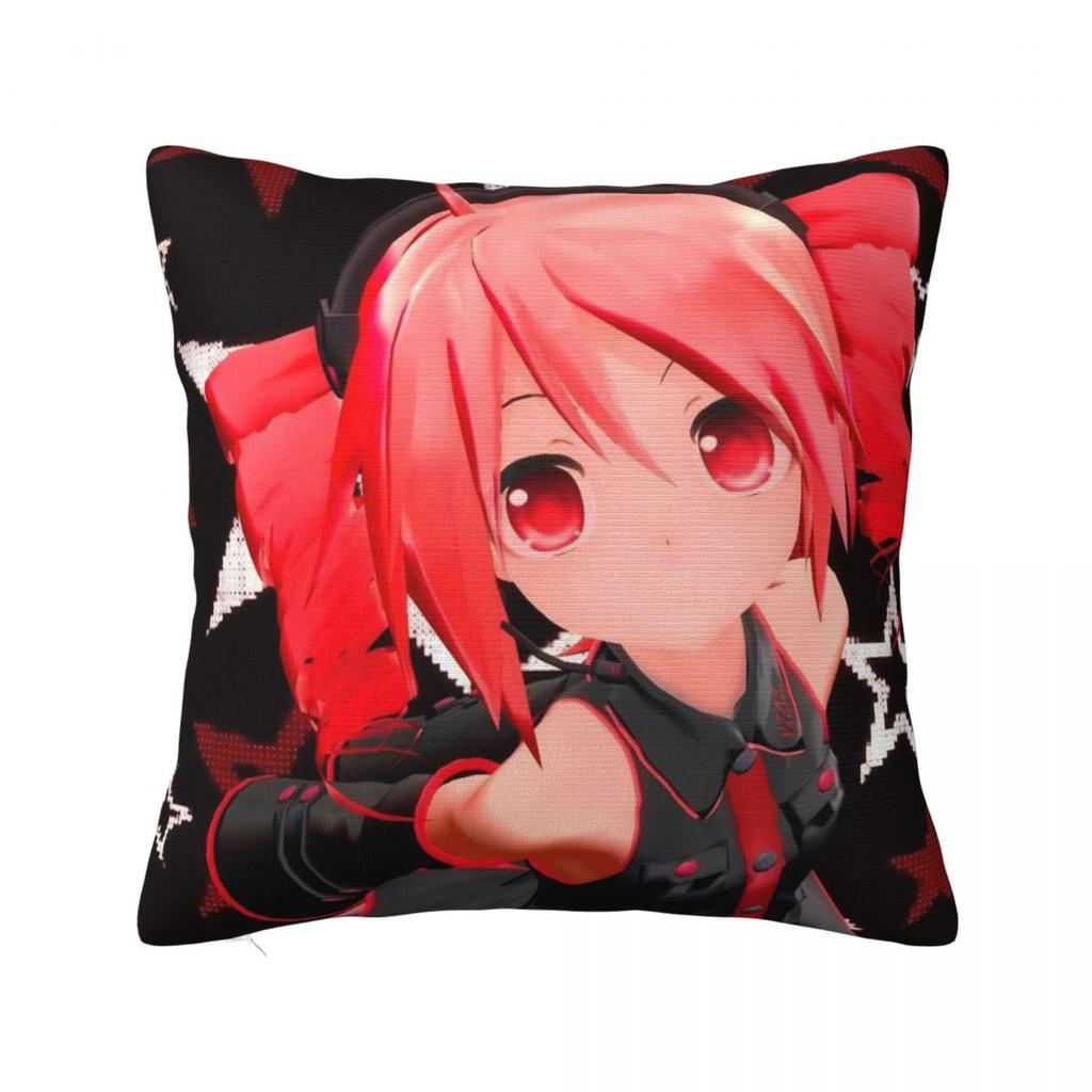 Cute Kasane Teto Anime Pillow Covers Car Cushion Cover Creative Pillow Cover