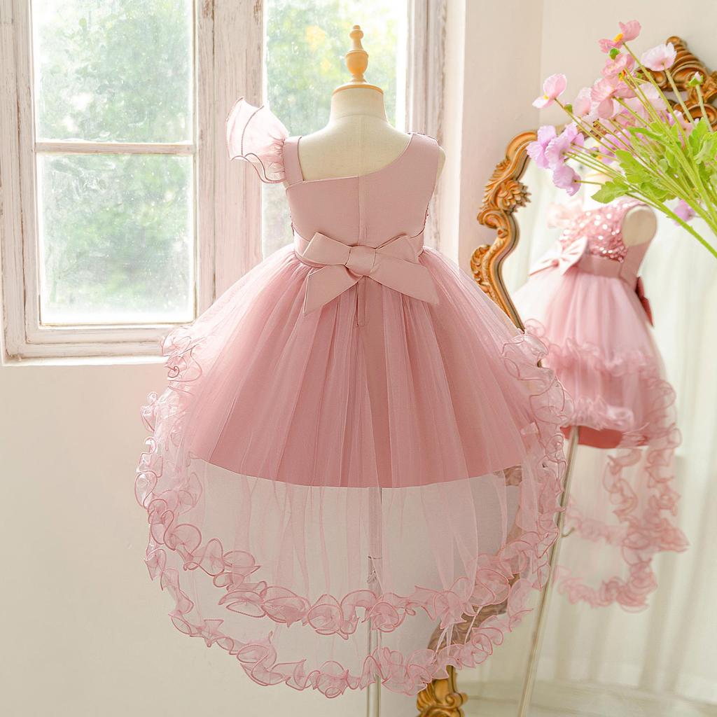 Girls' Formal Princess Dress for Birthdays and Piano Performances