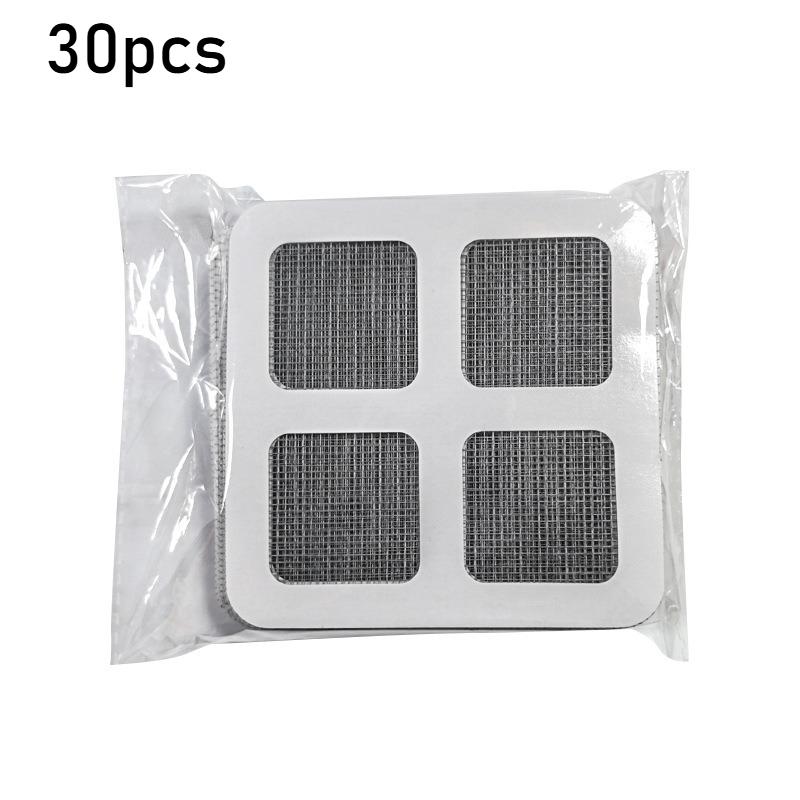 30/50 Disposable Shower Drain Hair Catcher Mesh Shower Drain Covers Floor Sink Strainer Filter Hair Stopper For Bathroom Kitchen