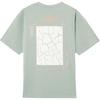 Stone Island Logo Round Neck Drop Shoulder Short Sleeve T-Shirt Men T-Shirts Gray-Green K1S1521002-RCS0137-V0055