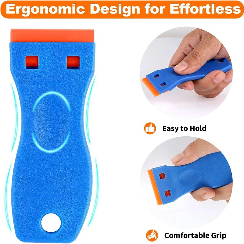 Glue Removal Scraper Multifunctional Plastic Glass Removal Cleaning Scraper Car Film Application Tool Kitchen Cleaning Shovel