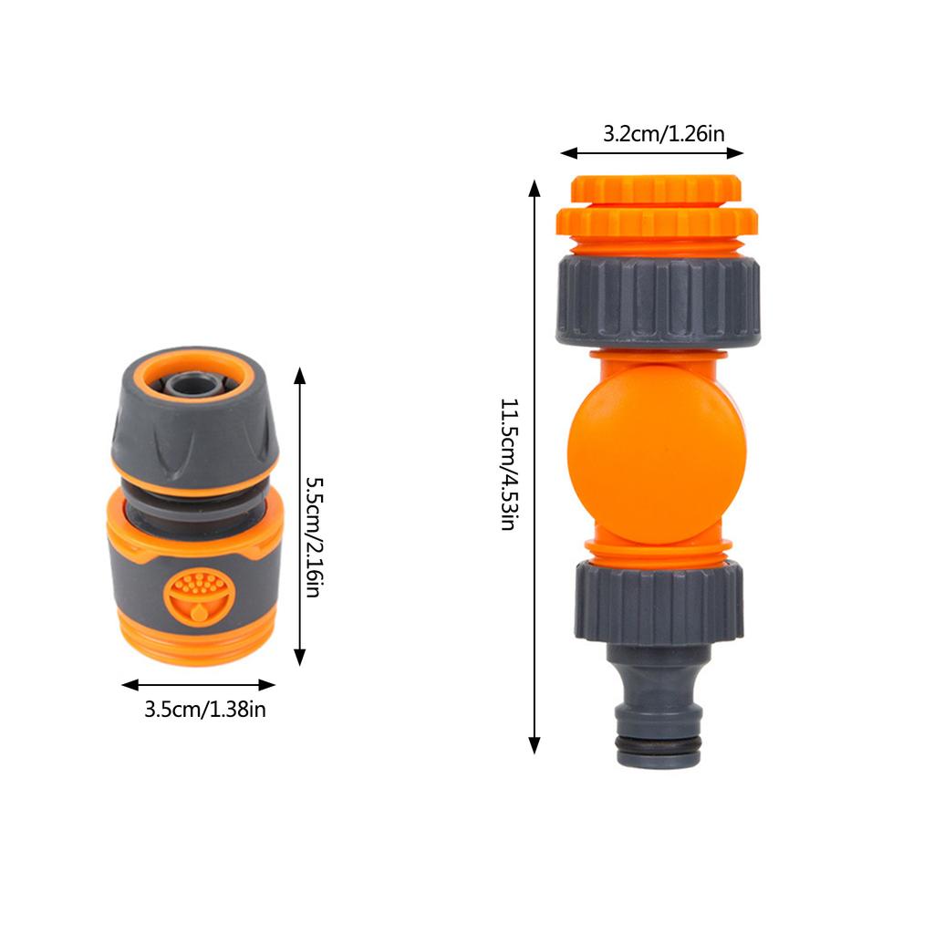 Easy Clicks Lock Connector Suitable For Garden Hose Reel Faucet Adapter With Antikink Function Convenient Water Access