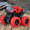 Inertia Cartoon Graffiti Offroad Car Toy With Doublesided Stunt Flip For Kids Play And Development