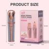 2 In1 Electric Eyebrow Trimmer Women Painless Face Razor Rechargeable Facial Hair Remover Eyebrow Shaver Body Epilator Beauty