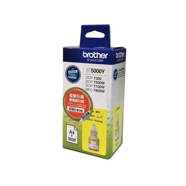 Brother BT | 5000Y | Yellow | For Printers | Ink Refill | 5000 Pages | Available Globally | Expected Delivery: 10/31/2023