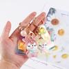 Creative Bag Pendant Led Deer Flashlight Keychain Key Lanyard Car Keyring Elk Keychain