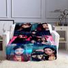 Blackpink Blanket Idol Group Pink 3d Digital Print Flannel Blanket Supplies