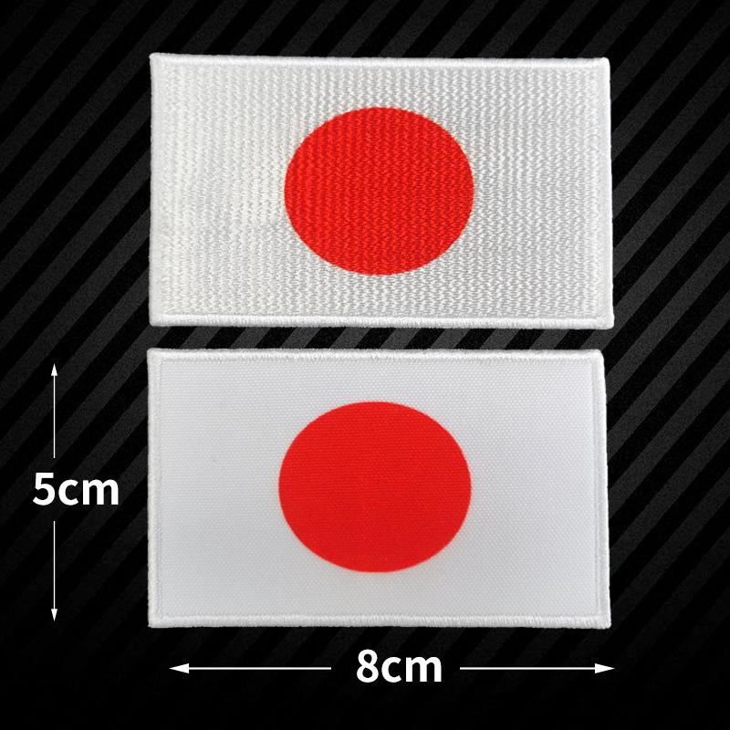 5 Stück Weltflagge Stickerei Stoffaufkleber Armband Klettverschluss DIY Aufnäher Stickerei Stoffaufkleber