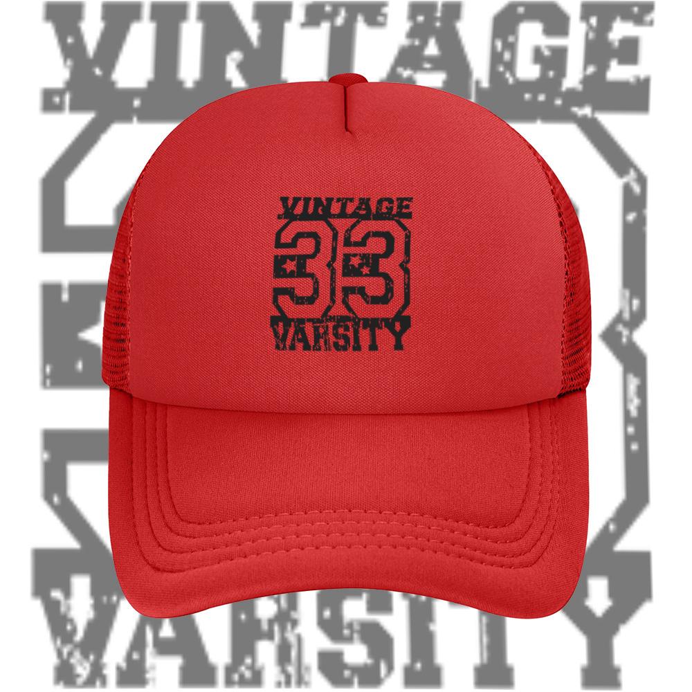 Vintage number stars varsity design Baseball Cap Anime Graphic Hats Adult Unisex Women Sports Outdoor