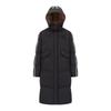 Ayleyi Long Hooded Retro Patchwork Down Parka
