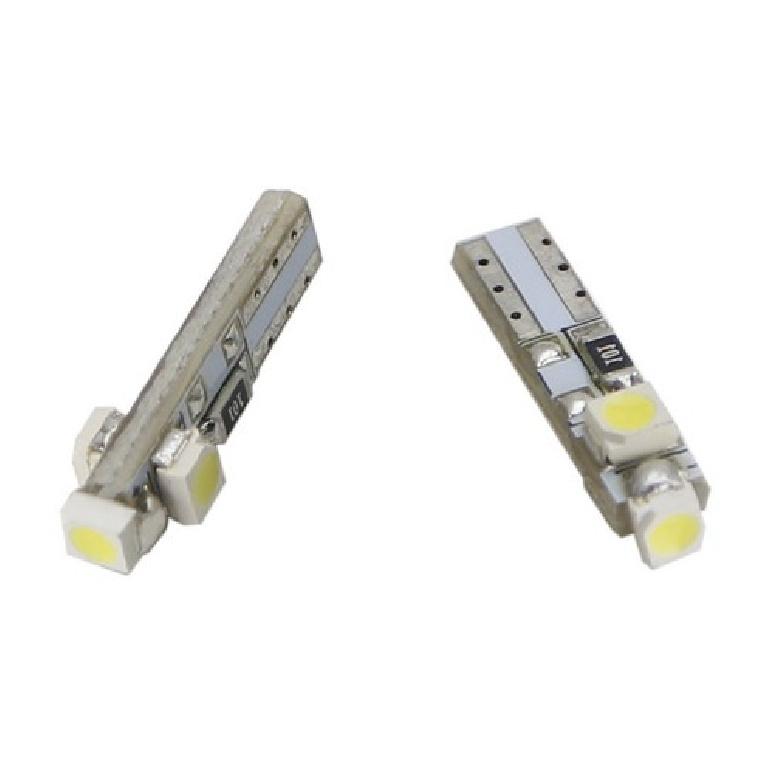 10pcs White 3-SMD 37 73 74 79 T4/T5 Gauge Cluster Background Lighting LED Bulbs
