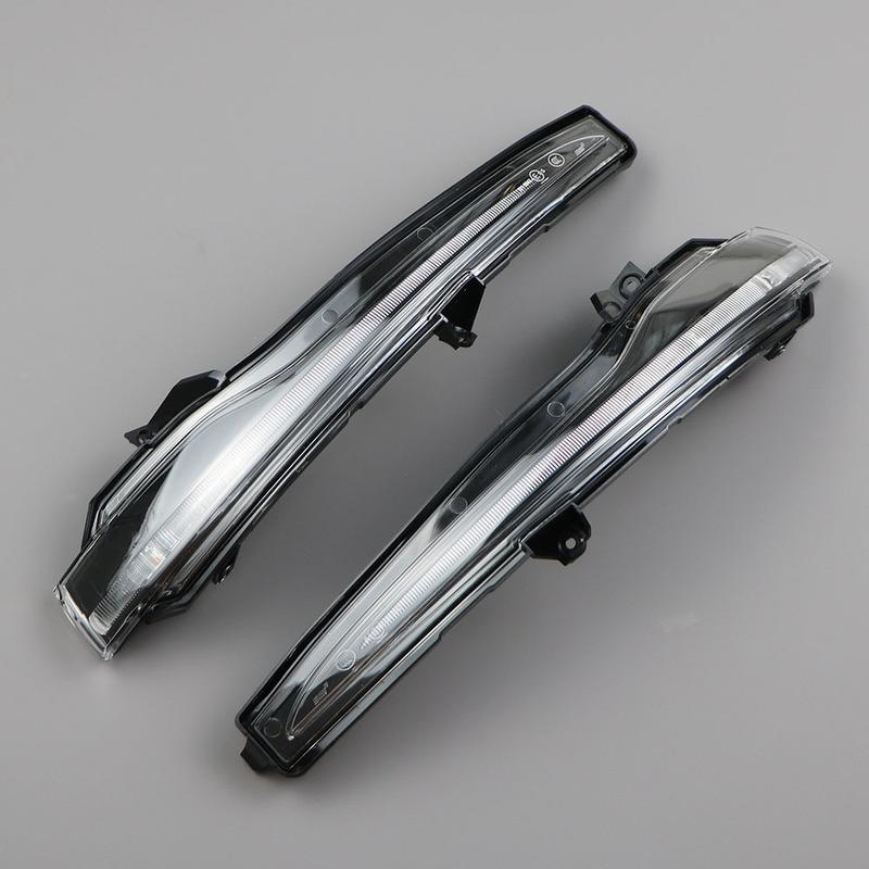 

A0999064701 Black Pair Front Side Mirror Led Turn Signal Lights For Benz C W205 S W222 E W213 2012- A0999064601