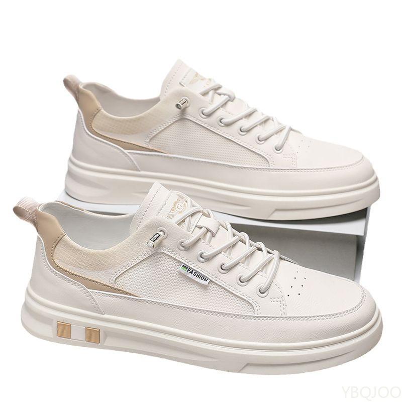 Luxury Trendy Summer Men's Sneakers 2025 new breathable shoes Casual versatile leather shoe Fashion Male white board Shoes Homme