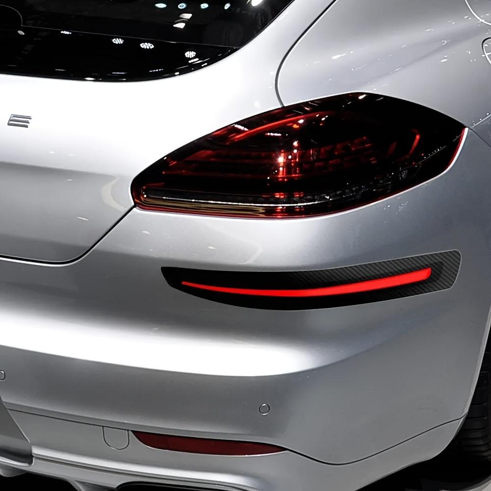 2pcs Car Front And Rear Bumper Sticker Anti-Scratch Protection Car Decoration Strip Anti-Collision Protection Strip