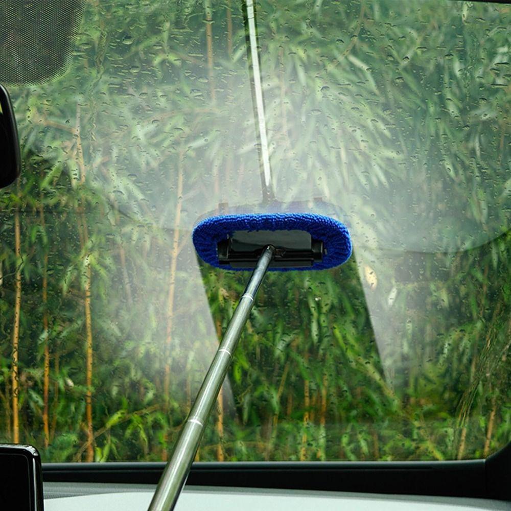 2 IN 1 Glass Wiper Multifunctional Window Squeegee New Glass Cleaning Brush for Car