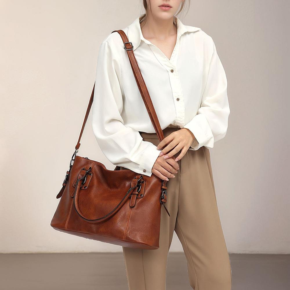 Simple Single-shoulder Bag, Large-capacity, High-quality Handbag, Elegant Crossbody Bag