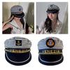 Adjustable Sea Captain Hat Sailors Hat Unisex Maritime Hat Stylish Seafaring Hat Costume Accessory Unisex