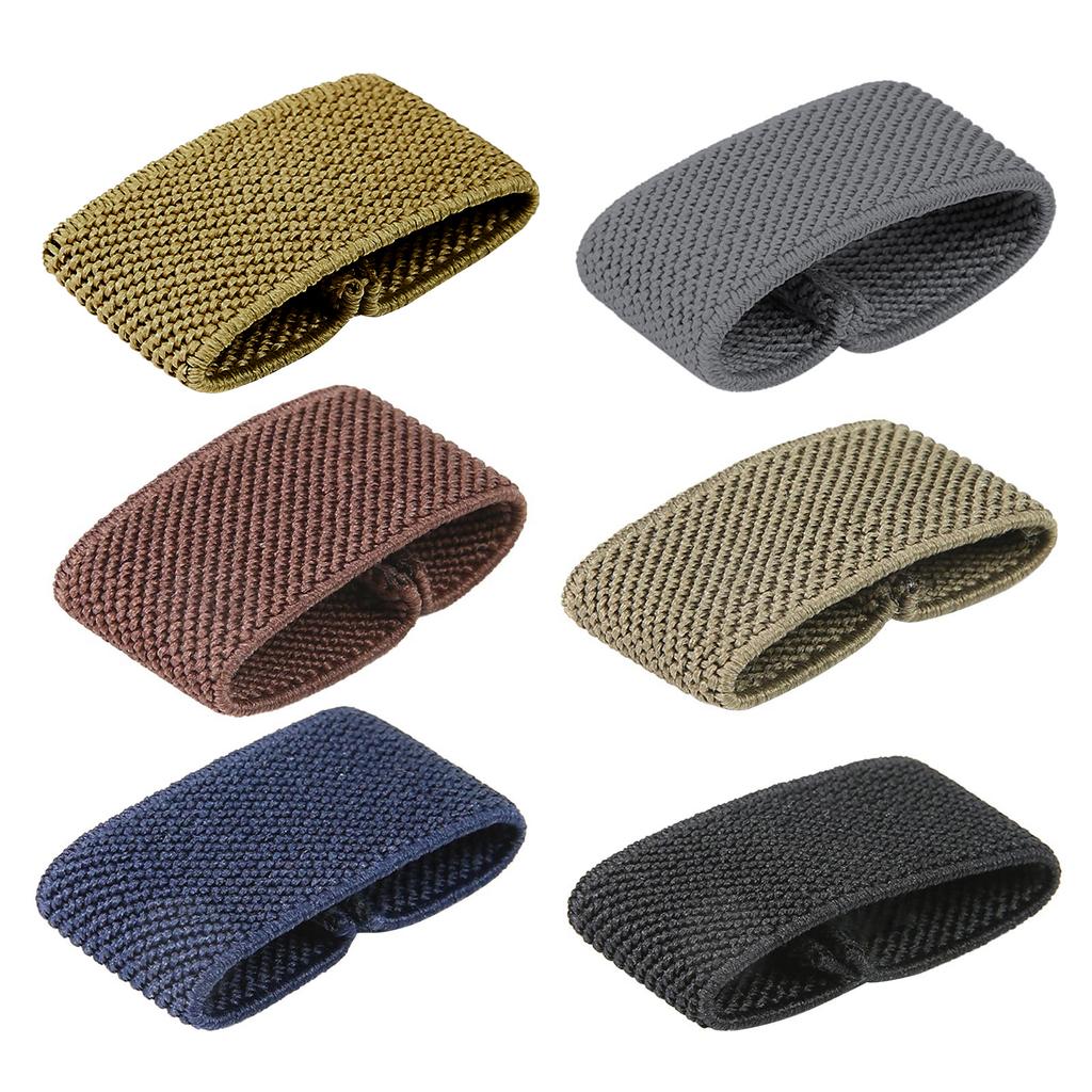 10 Pcs Belt Keepers Elastic Belt Holder Backpack Strap Holder Belt Stay Loops Tactically Belt Holder Retainer Band