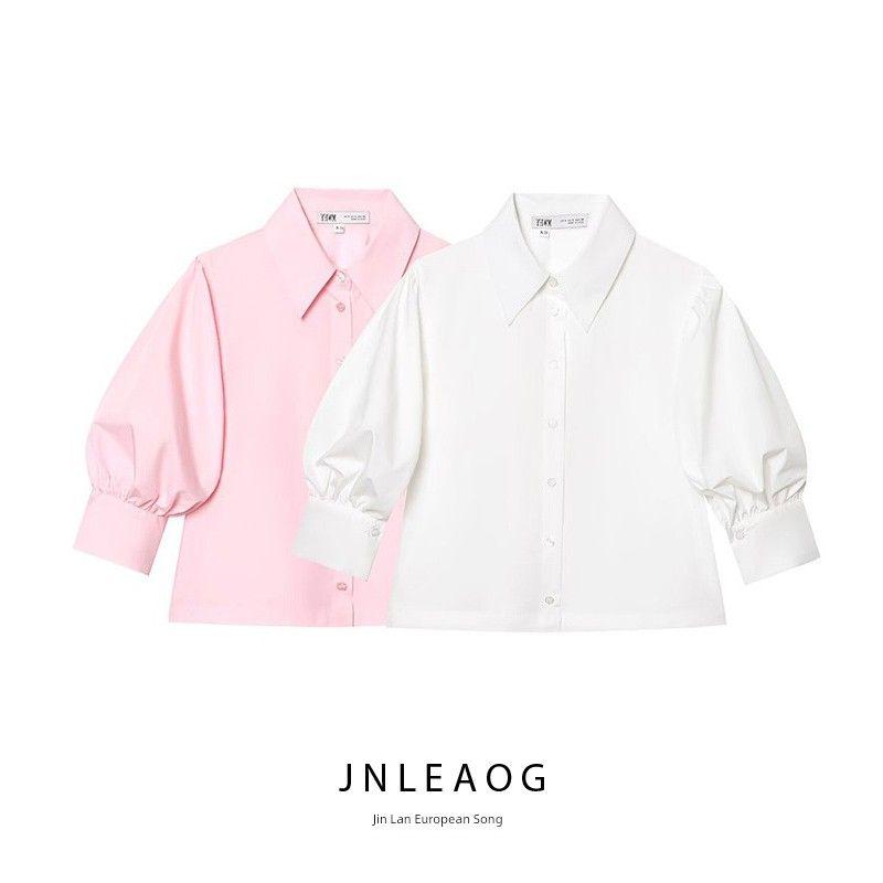 Jnleaog Spring New Arrival Women's Clothing Fashion Style French Fashion Design Series Poplin Shirt 2731082