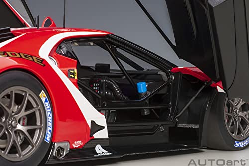 AUTOart 1/18 Scale Finished Model 81911 Ford GT 2019 #67 Le Mans 24 Hours LMGTE Pro Class Red/White