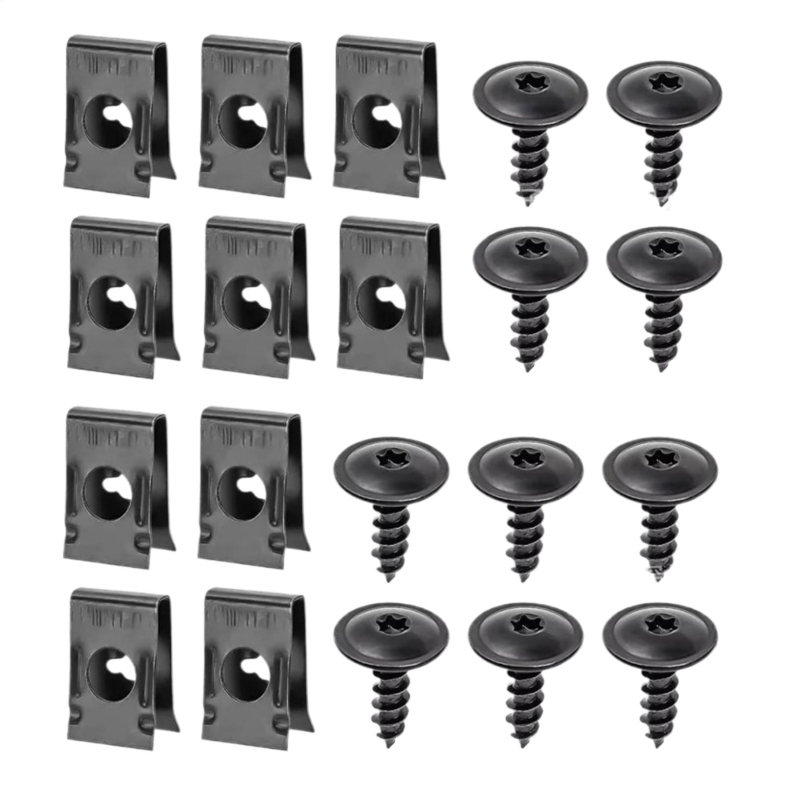 

Auto U‑Clips With Screws Automotive Fasteners Kit Metal Rustproof Repair Accessories For RVs Trucks Vehicle Owners Dashboard China Mainland