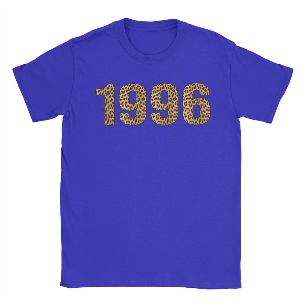 Unisexs TShirt 1996 Leopard Print 30th Birthday 30 Years Old Casual Cotton Tees Short Sleeve T Shirt Crewneck Clothing Printed